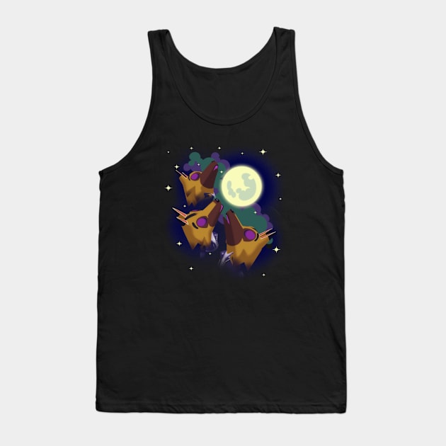 Three Kyle Moon Tank Top by GalooGameLady